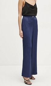 Spodnie eleganckie Marciano by Guess  granatowe damskie 5RGB11.7169A