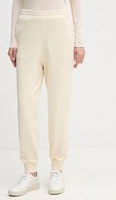 Spodnie dresowe United Colors of Benetton  beżowe damskie 3UNIDF01A