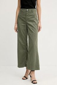 Spodnie eleganckie Guess  zielone damskie W5GA1Y.WH7B1