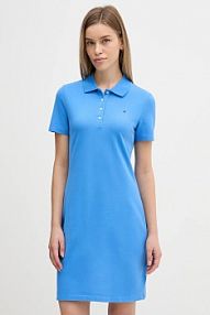 Sukienka Tommy Hilfiger  niebieska WW0WW43228