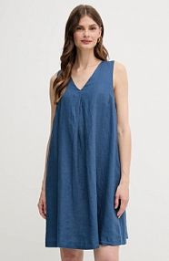 Sukienka United Colors of Benetton  niebieska 4AGHDV0AX