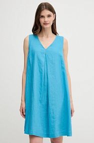 Sukienka United Colors of Benetton  niebieska 4AGHDV0AX