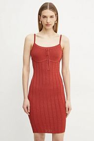 Sukienka Guess  pomarańczowa W5GK67.Z3NX0