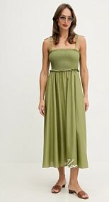 Sukienka Karl Lagerfeld  zielona A2W46009