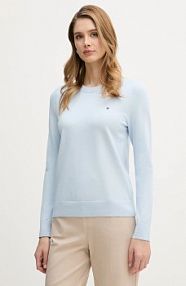 Sweter Tommy Hilfiger  niebieski damski WW0WW44984