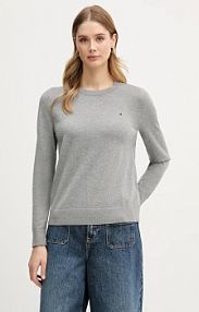 Sweter Tommy Hilfiger  szary damski WW0WW44984