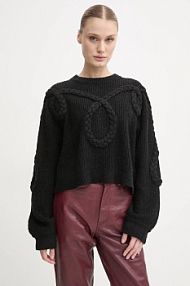 Sweter MUNTHE  czarny damski 244160724472