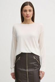 Sweter United Colors of Benetton  beżowy damski 103VD10AV