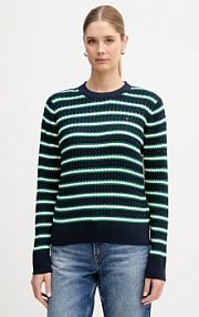 Sweter Tommy Hilfiger  niebieski damski WW0WW44993