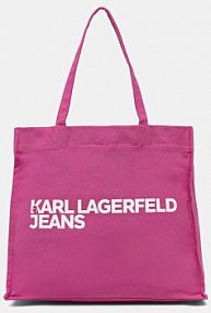 Torba weekendowa Karl Lagerfeld Jeans  różowa A1W50002