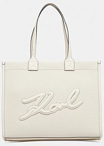 Torebka shopperka Karl Lagerfeld  beżowa A1W30041