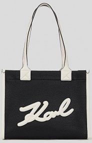 Torebka shopperka Karl Lagerfeld  czarna A1W30042