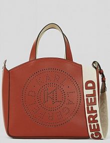 Torebka shopperka Karl Lagerfeld  czerwona A1W30058