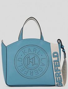 Torebka shopperka Karl Lagerfeld  niebieska A1W30058