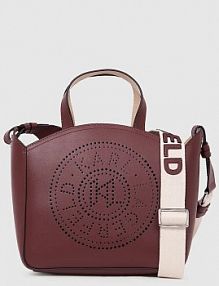 Torebka shopperka Karl Lagerfeld  brązowa A1W30058