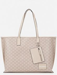 Torebka shopperka Karl Lagerfeld  beżowa A1W30183