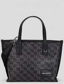 Torebka shopperka Karl Lagerfeld  czarna A1W30184