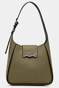 Torebka shopperka Karl Lagerfeld  zielona A1W30434