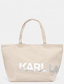 Torebka shopperka Karl Lagerfeld  beżowa A1W50060