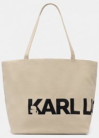 Torebka shopperka Karl Lagerfeld  beżowa A1W50060