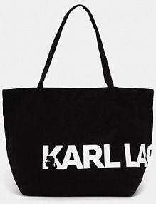 Torebka shopperka Karl Lagerfeld  czarna A1W50060