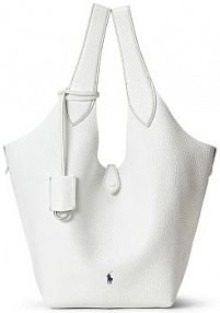 Torebka shopperka Polo Ralph Lauren  biała 428938031