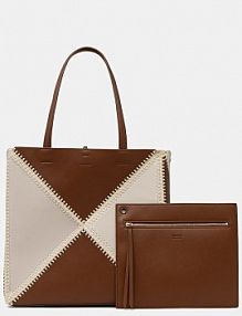 Torebka shopperka Nanushka  biała NW23CRBG00471