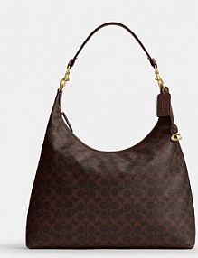 Torebka shopperka Coach  brązowa CAM28