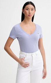 T-shirt Tommy Jeans  niebieski damski DW0DW20458