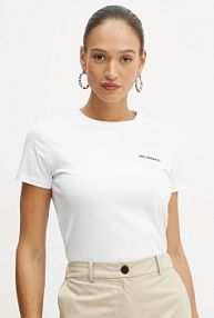 T-shirt Karl Lagerfeld  biały damski A1W17019