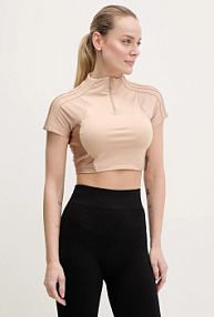 T-shirt adidas Originals  beżowy damski JJ0916