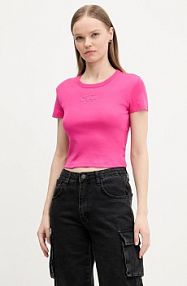 T-shirt HUGO  różowy damski 50539132