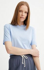 T-shirt Calvin Klein  niebieski damski LV044B206G