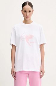 T-shirt Fiorucci  biały damski W02SMTSH323CJ