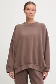 Bluza przez głowę JOYINME  brązowa Bluza.Oversiz