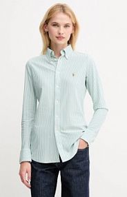 Koszula Polo Ralph Lauren  zielona damska 211910131