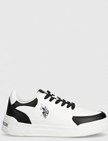 Sneakersy U.S. Polo Assn.  białe damskie NOLE001W.4YN1