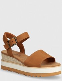 Sandały na obcasie TOMS  brązowe 10019757