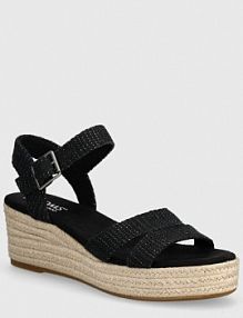 Espadryle TOMS  czarne damskie 10020749