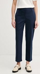 Spodnie eleganckie Tommy Hilfiger  granatowe damskie WW0WW40504