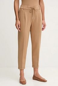 Spodnie eleganckie United Colors of Benetton  zielone damskie 4DI4DF00J