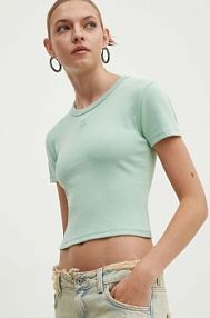 T-shirt HUGO  zielony damski 50512000