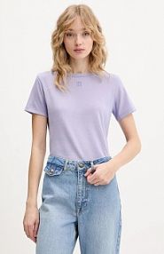 T-shirt HUGO  fioletowy damski 50512002