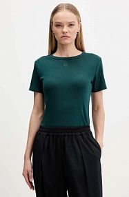 T-shirt HUGO  zielony damski 50512002