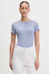 T-shirt Tommy Jeans  niebieski damski DW0DW17881