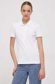 Koszulka polo Lacoste  biała damska PF5462