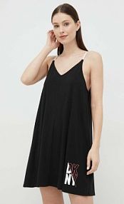 Piżama DKNY  czarna damska YI2222635