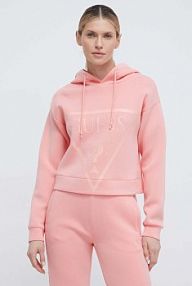 Bluza przez głowę Guess  pomarańczowa V2YQ08.K7UW2