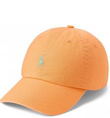 Czapka z daszkiem Polo Ralph Lauren  pomarańczowa damska 710667709