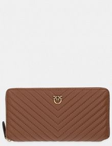 Portfel pinko  brązowy damski 100250.A0GK